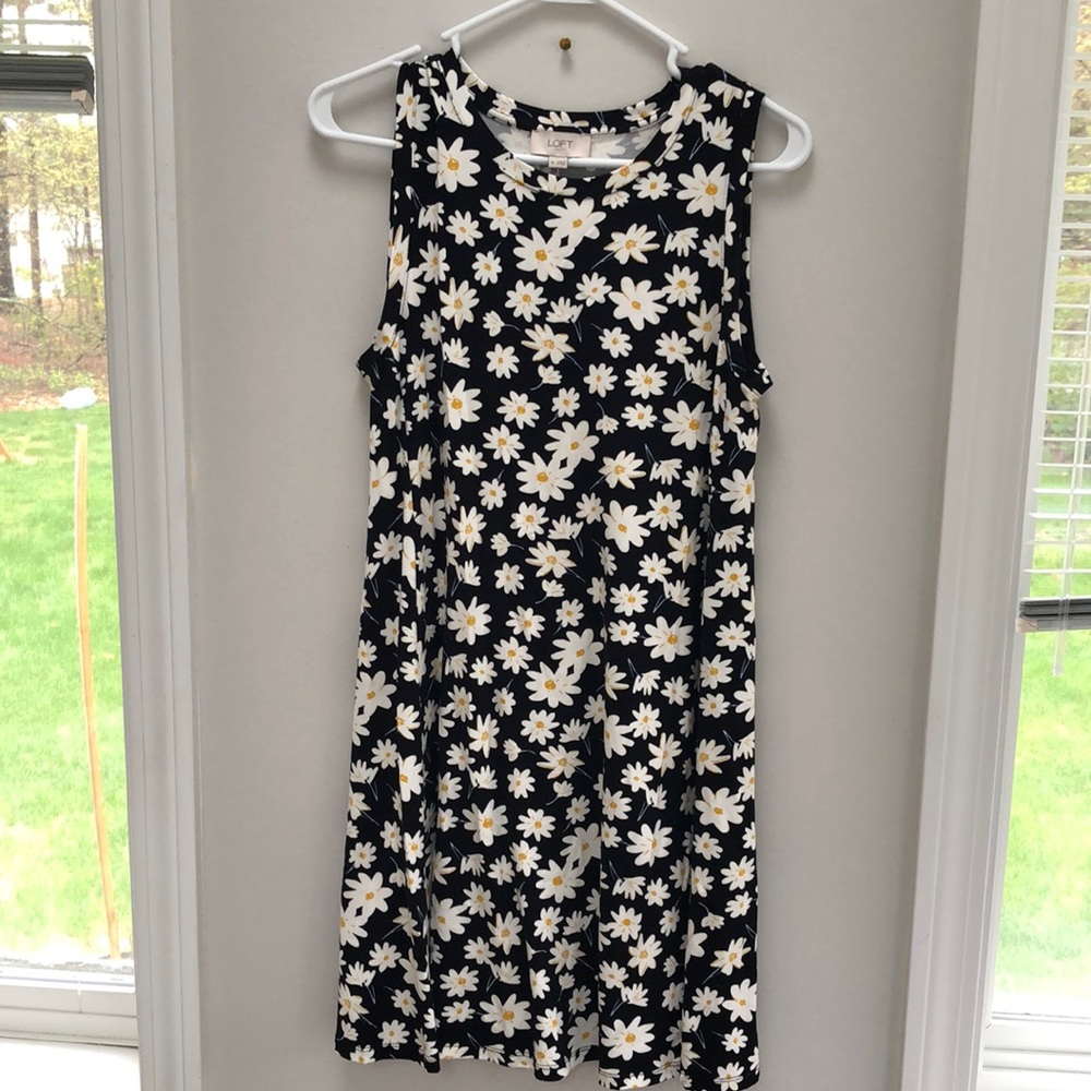 Loft Daisy Swing Dress, XS, Like New Condition